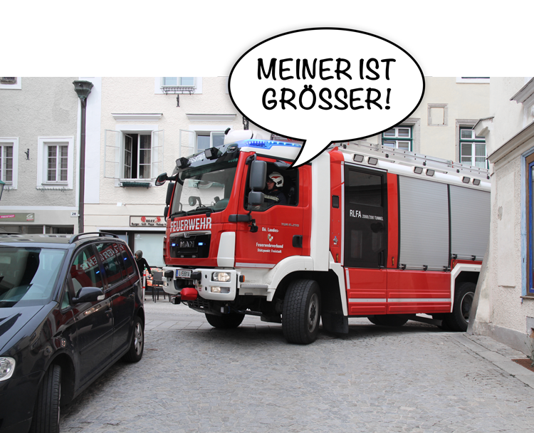 Feuerwehrzufahrt Freistadt